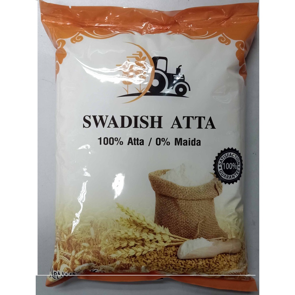 Swadish Atta 2 kg (Whole Wheat Flour) แป้งโฮลวีต 100%