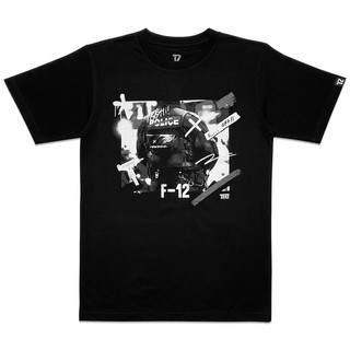 TZ worldwide FUCK-12 TEE - BLACK