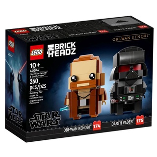 LEGO® BrickHeadz™ Star Wars™ Obi-Wan Kenobi™ &amp; Darth Vader™ 40547