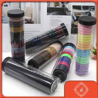 เครื่่องประดับผม ยางรัดผม หนังยางมัดผม ยางรัดผม1กล่อง 1กล่อง20ชิ้น มีสีให้เลือกหลายแบบ