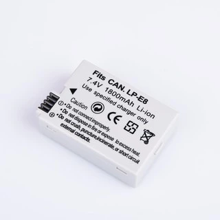 มิลลิแอมป์ชั่วโมง LP-E8 LP E8 LPE8 กล้องแบตเตอรี่แบตเตอรี่แบบชาร์จไฟสำหรับ Canon EOS 550D 600D 650D 700D Rebel T2i X4