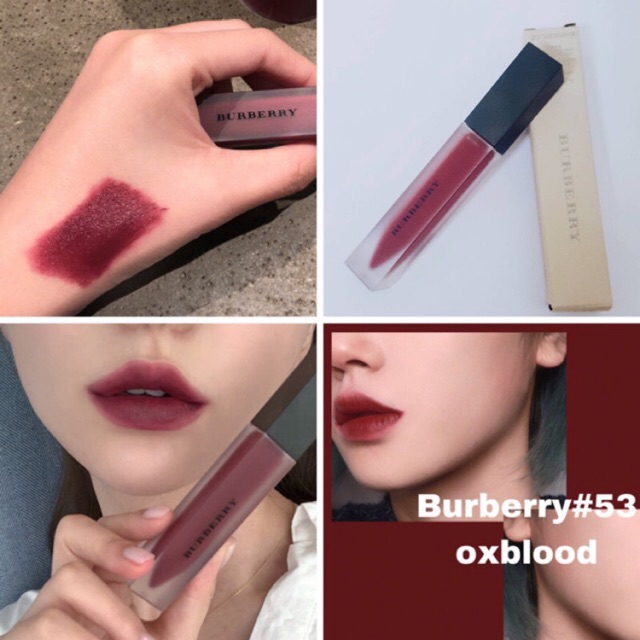 burberry lip velvet crush oxblood