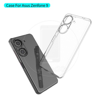 Asus Zenfone 9 10 Zenfone10 เคสโทรศัพท์ TPU นิ่ม แบบบางพิเศษ สีใส