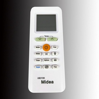 ใหม่ Midea รีโมตคอนโทรล AC สําหรับเครื่องปรับอากาศ Midea RG70A bgef RG70E bgef RG70C bgef RG70E1 bgef