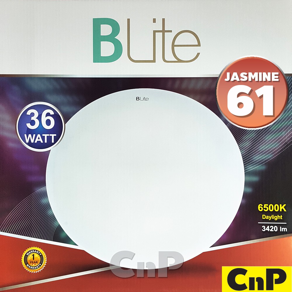 BLite โคมไฟเพดาน(ซาลาเปา) LED 36W บีไลท์ รุ่น JASMINE-61 แสงขาว Daylight