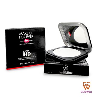 Make Up For Ever - Ultra HD Pressed Powder Microfinishing Pressed Powder 6.2g 01 Translucent - Ship From Hong Kong