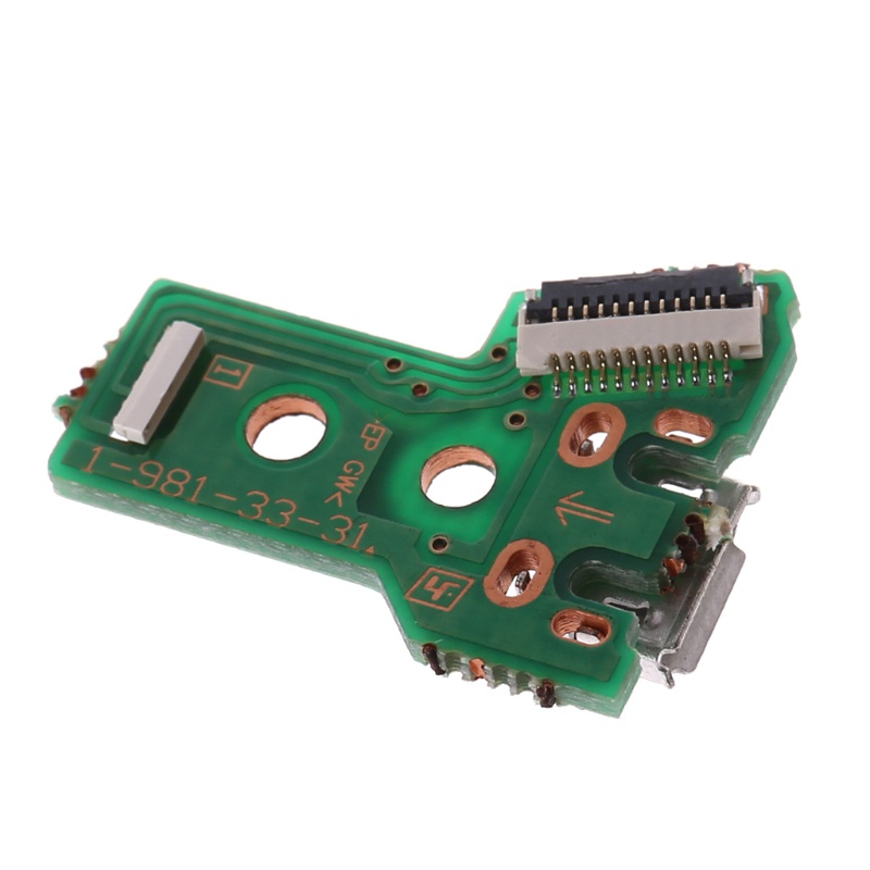【3C】บอร์ดพอร์ตชาร์จ Usb แบบเปลี่ยน สําหรับคอนโทรลเลอร์ Jds-040 Ps4 พร้อมสายแพ 12Pin
