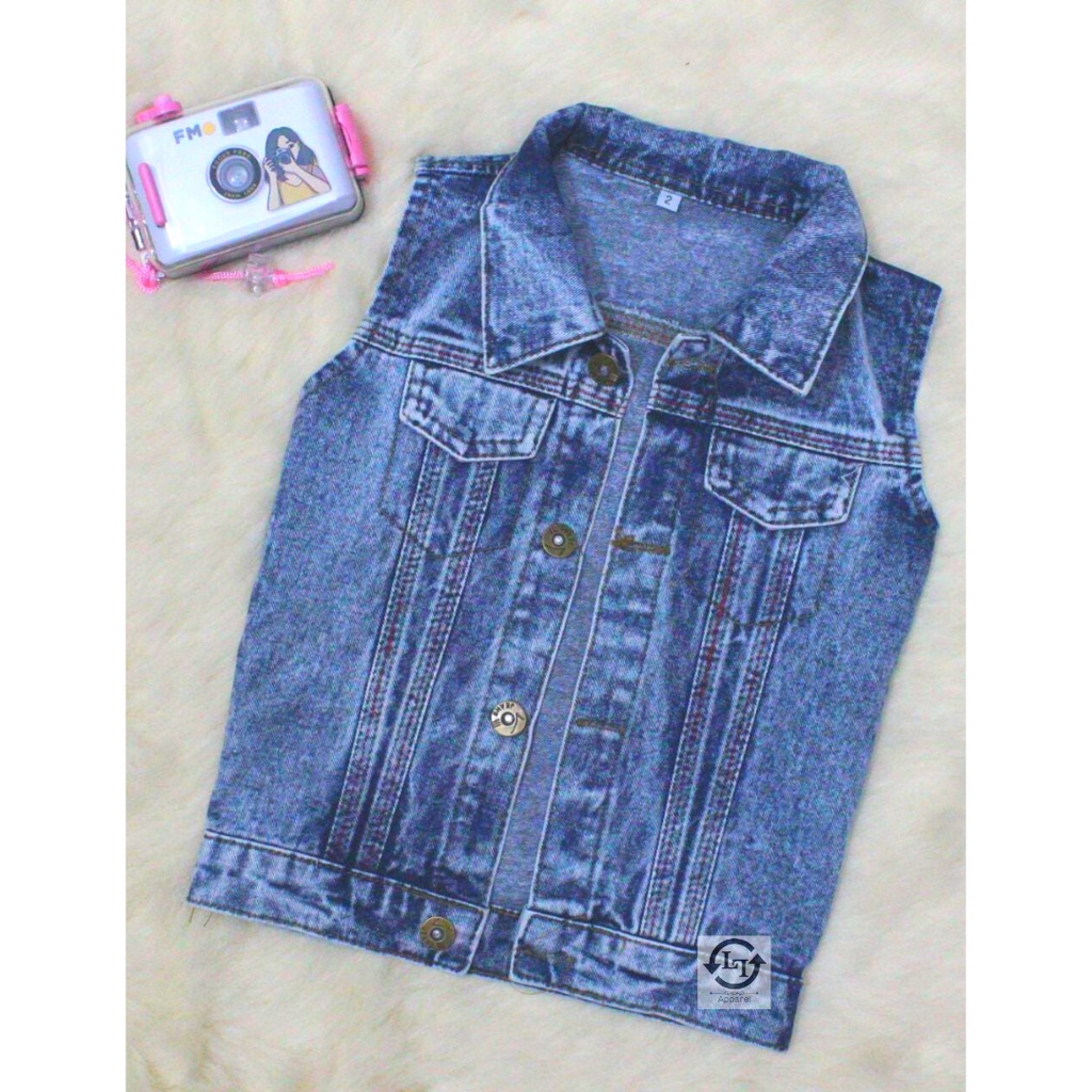 UNISEX SANWA CHILDRENS JEANS VEST 1-9 ปี / กางเกงยีนส์ CHILDRENS / GIRLS VEST / BOYS VEST / กางเกงยี