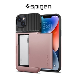 Spigen iPhone 14 Plus เคส 6.7 นิ้ว บาง เกราะ CS เคสใส่การ์ด และกระเป๋าสตางค์ สองชั้น