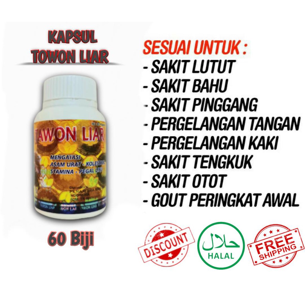 Kapsul Tawon Liar New Pack isi 60 Kapsul