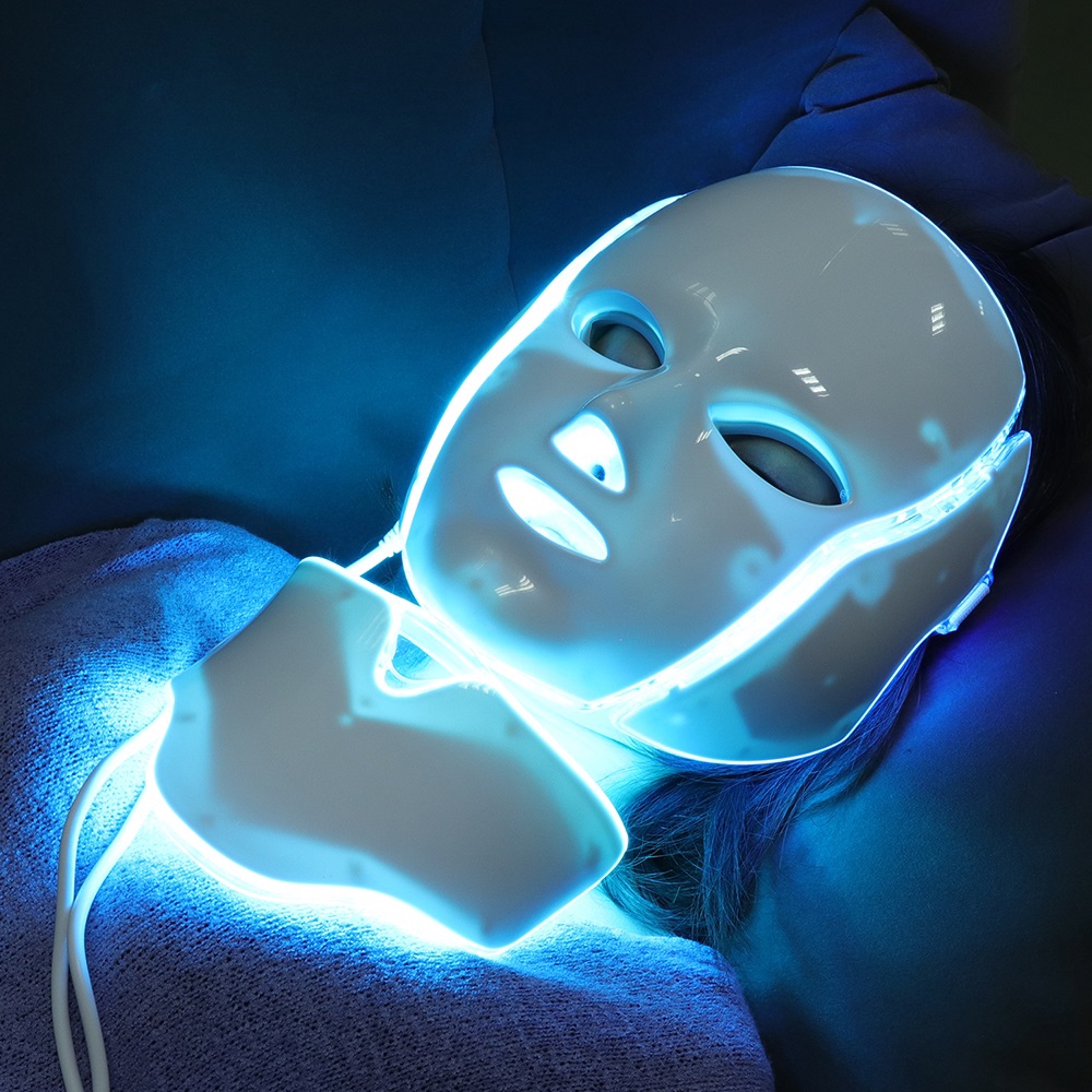 ลิอาร์ตี้ | / 7 สี LED Light Photon Face Neck Mask Rejuvenation Skin Therapy ริ้วรอย