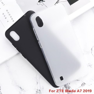 สําหรับ ZTE Blade A7 2019 เจล ซิลิโคน โทรศัพท์ ป้องกัน ด้านหลัง เคส TPU นิ่ม