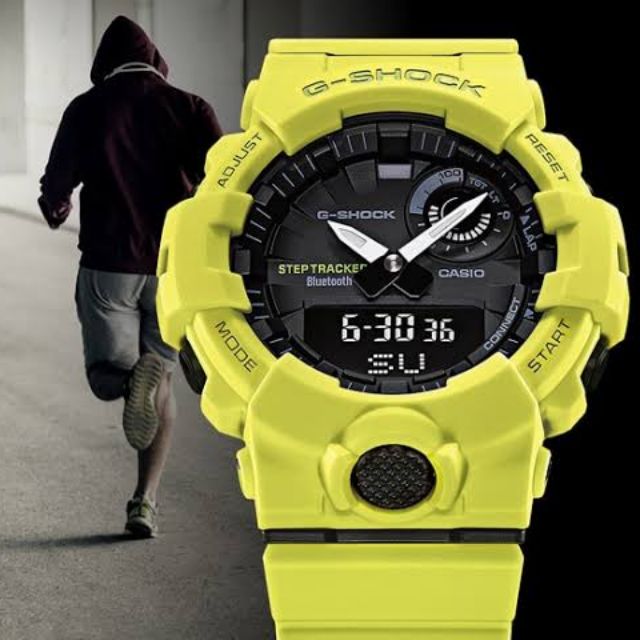 นาฬิกา​ข้อมือ​ผู้ชาย Casio​ G-SHOCK GBA-800-9A

Bluetooth สายยาง สีเขียวสะท้อนแสง