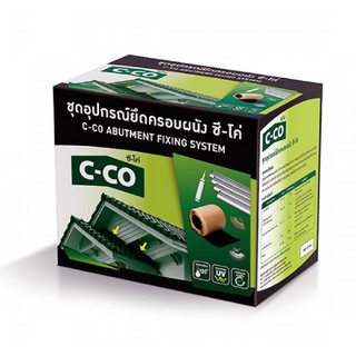 C-Co Dry Tech ดรายเท็ค ซิสเต็ม ชุดอุปกรณ์ยึดครอบระบบแห้ง ซี-โค่ **ไม่มีเหล็กรับครอบ**