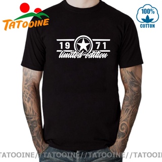 Tatooine เสื้อยืดแขนสั้น คอกลม ผ้าฝ้าย ลาย Limited Edition 1971 1971 สําหรับผู้ชาย 1971S-5XL