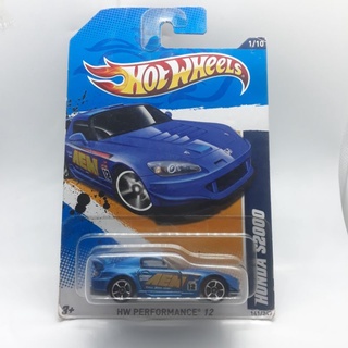 รถเหล็ก Hotwheels HONDA S2000 HW PERFORMANCE 12 สีน้ำเงิน (ib21)