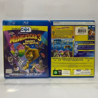 Media Play Madagascar 3: Europes Most Wanted / มาดากัสการ์ 3 ข้ามป่าไปซ่าส์ยุโรป (Blu-ray 2D+3D) /S50386RF