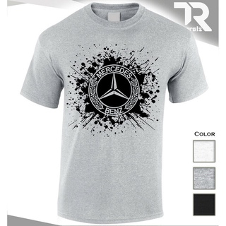 GILDAN ใหม่ เสื้อยืดแขนสั้น พิมพ์ลายรถแข่ง Mercedes Benz Amg Splash Car F1 อเนกประสงค์ สําหรับผู้ชาย ชุดลำลอง