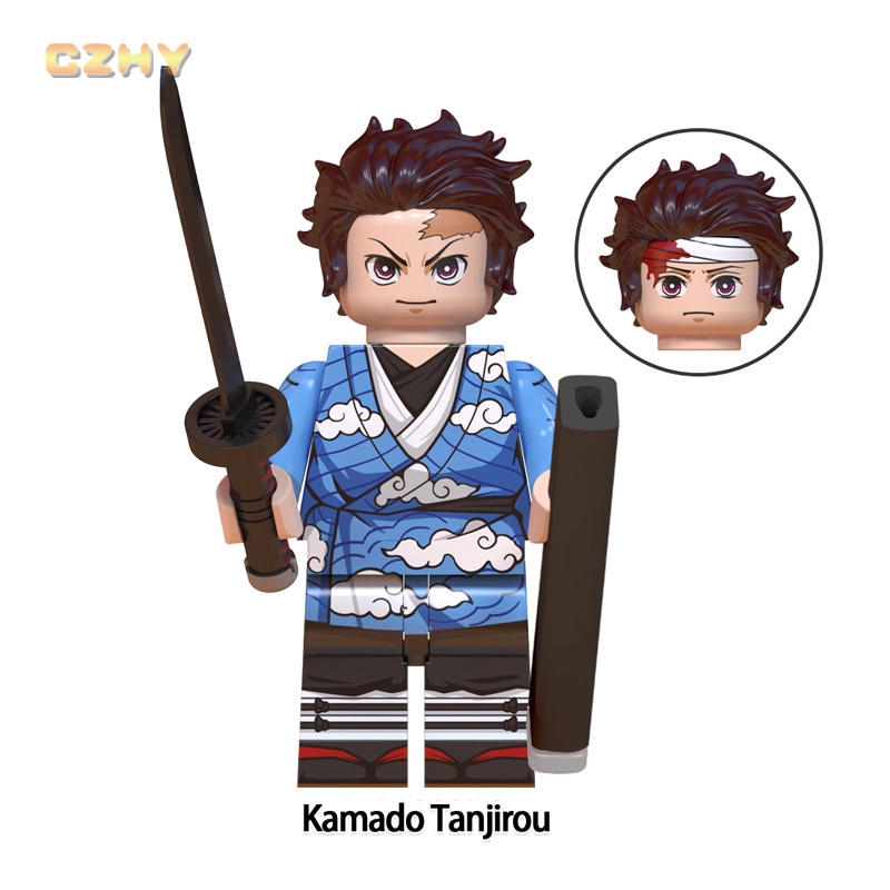 ของเล่นฟิกเกอร์ Demon Slayer Kamado Tanjirou ขนาดเล็ก