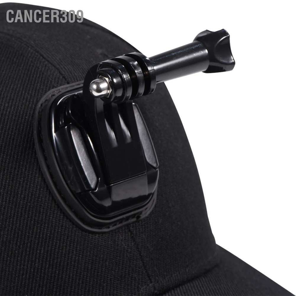 Puluz หมวกเบสบอล พร้อมตะขอตัว J และสกรู สําหรับกล้องแอคชั่น Gopro
