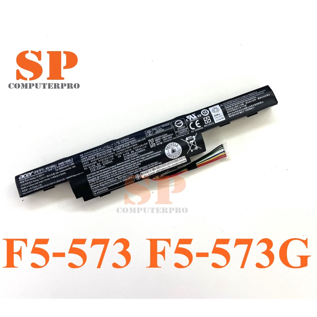 ACER Battery แบตเตอรี่ ของแท้ Acer Aspire F15  F5-573 F5-573G E5-575 E5-575G Model : AS16B8J AS16B5J