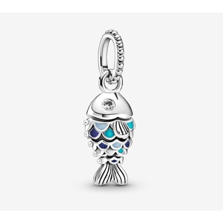 [พร้อมส่ง สินค้าแท้ 💯] Pandora Blue Scaled Fish Dangle Charm