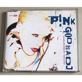 ซีดีซิงเกิ้ล ลิขสิทธิ์ มือ 2 สภาพดี...250 บาท “Pink” ซิงเกิ้ล "God Is a DJ" แผ่นหายาก Made in EU