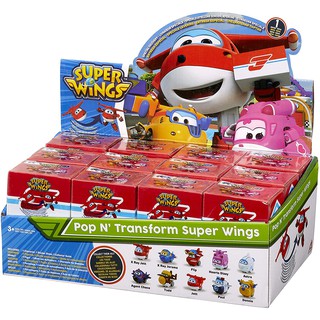 (ของแท้ 100%) Super Wings Pop n Transform Blind Box กล่องลุ้นคละแบบ ซุปเปอร์วิงส์ แปลงร่าง