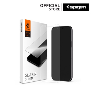 SPIGEN ฟิล์มกระจกสำหรับ  ไอโฟน 12 Mini ,12 Pro/12  Glas.tR Slim Privacy : Crystal Clear