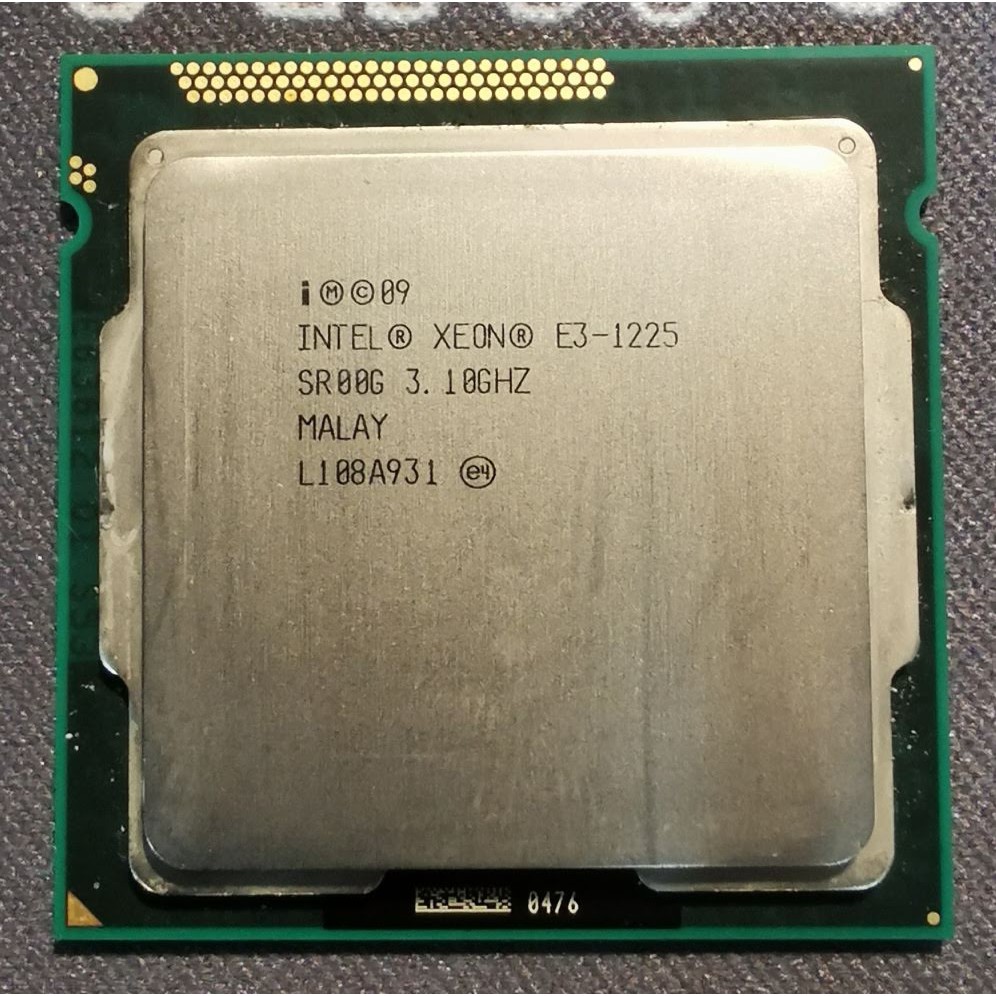 ซีพียู CPU Intel Xeon E3-1225 socket 1155 เทียบเท่า i5-3450 มือสอง สภาพดี