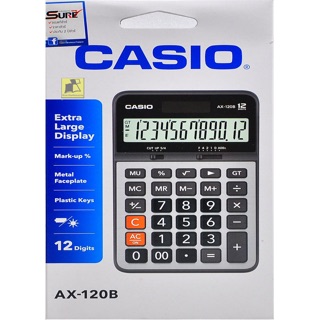 เครื่องคิดเลข CASIO รุ่น AX-120B