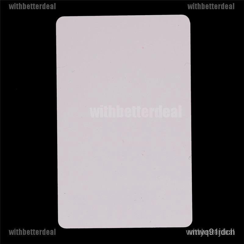 3idZ 10pcs PVC Blank NFC Card Tag 1k S50 IC 13.56MHz Read Write RFID ...