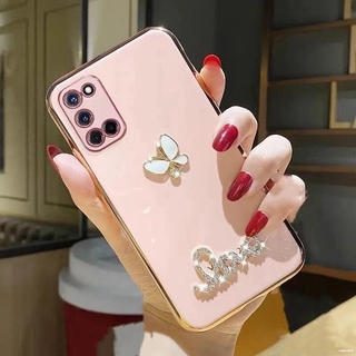 เคส-3D Butterfly Phone Case For OPPO A94 A15 A93 Reno 5 Reno 4 A53 A31 A12 A73 A92 A52 F7 A91 A5 2020 Reno 2f F11 pro A7 A73 Reno 2 A3S F9 F7 F5 A5S A9 2020