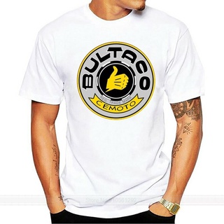 ขายดี!เสื้อยืดลําลอง แขนสั้น พิมพ์ลายโลโก้ Bultaco Pursang สไตล์สเปนเรโทร สําหรับผู้ชายS-5XL