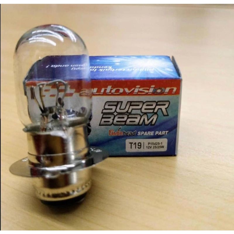 Autovision T19 หลอดไฟหน้ามาตรฐานสําหรับรถจักรยานยนต์