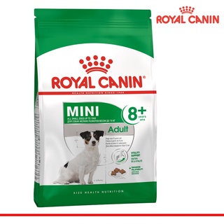 Royal canin Mini Adult 8+ ขนาด 2 กิโลกรัม อาหารสุนัขโต ขนาดเล็ก อายุ 8 ปีขึ้นไป