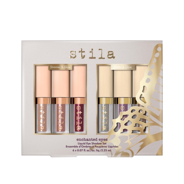 [พร้อมส่ง] 🔥 Stila Enchanted Eyes Liquid Eye Shadow set : glitter & glow shimmer & glow แท้ 💯