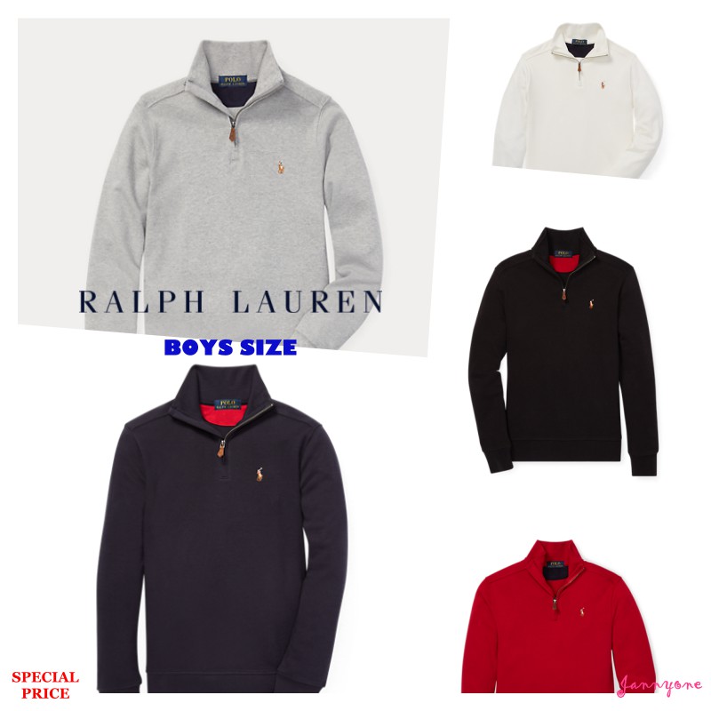 polo jacket half zip