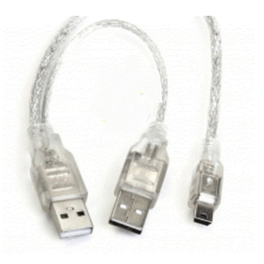 Cable Y-USB TO 5 pin สาย USB 2.0 (5Pins &gt; MM) ต่อ External Box แก้ปัญหาไฟ usb ไม่พอต่อ external harddisk 2.5  #33