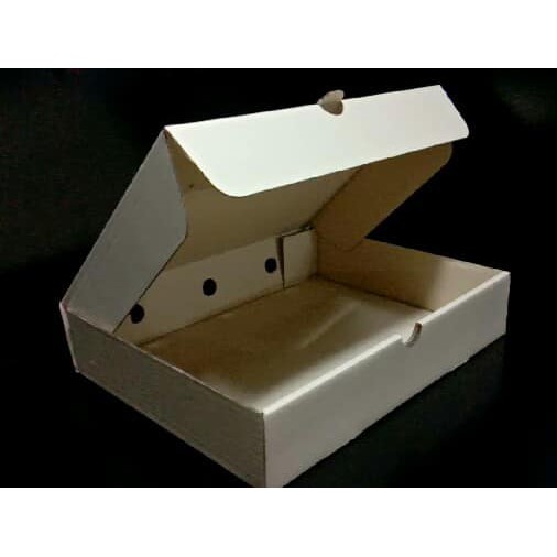 กล่องปลาแบบผ่าซีก ปลาผีเสื้อ แพค 10 กล่อง ขนาด 27 x 35 x 7 ซม. Food Box , Seafood box กล่องอาหาร Fish Box ปลาทอด