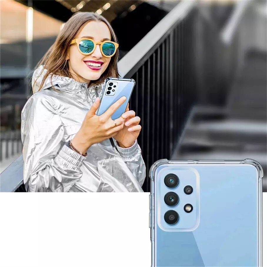 Case For Samsung A32 4G/5G A57 A37 เคสโทรศัพท์ซัมซุง เเบบนิ่ม กันรอย คลุมกล้อง เคสใสกันกระแทก TPU ส่งจากไทย - รูปที่ 5