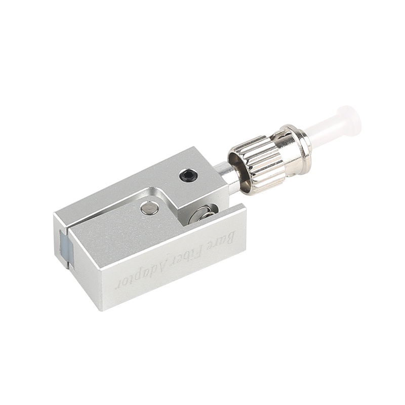 ST Square Fiber Optic Adapter ST Fiber Flange ST Fiber Optic Adapter Metal Bare Optical Fiber Couple