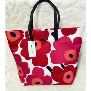 Marimekko ใบใหญ่ดอกแดง ของแท้จาก shop