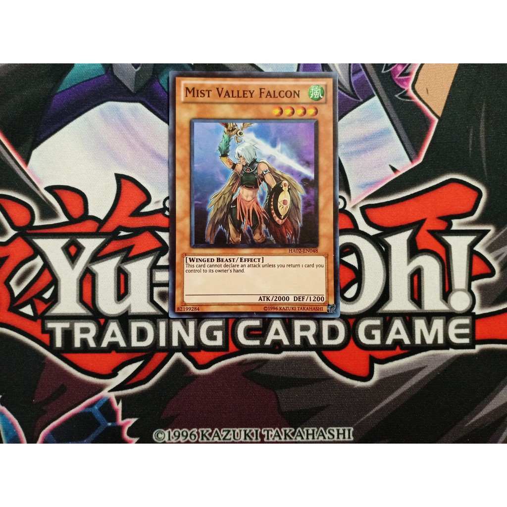 การ์ด Yugioh ของแท้ - Mist Valley Falcon - HA02-EN048 - Super Rare Unlimited