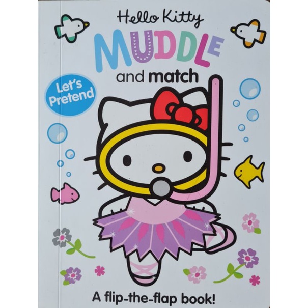 Hello Kitty Muddle and Match "Let's Pretend" [ใหม่]  หนังสือภาษาอังกฤษสำหรับเด็ก เสริมพัฒนาการ