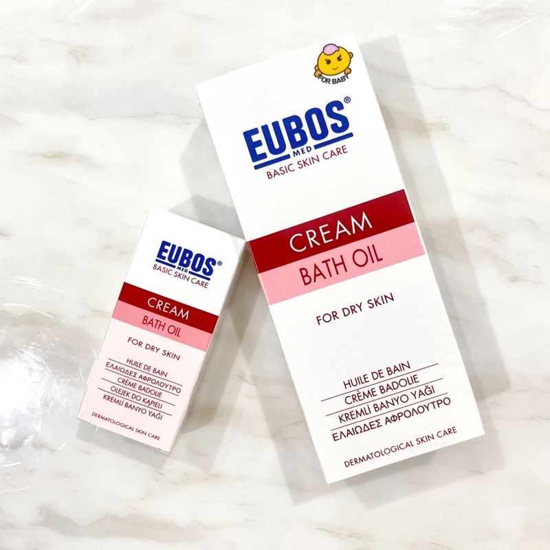 0EUBOS Baby Cream Bath Oil 30ml200mlออยอาบน้ำเด็ก