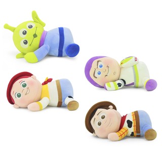 [Disney Pixar] ลิขสิทธิ์แท้ ตุ๊กตา Toy Story Woody / Alien / Buzz Lightyear : Be Friendly หมอบหันข้าง