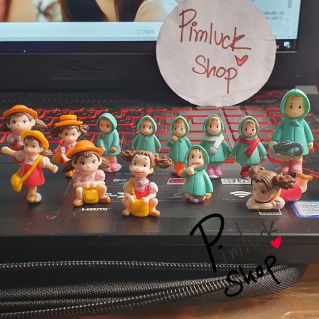 พร้อมส่งร้านไทยตุ๊กตาจิ๋วประดับกระถางต้นไม้เรนโคชและเมจัง ตุ๊กตาตกแต่ง pimluck