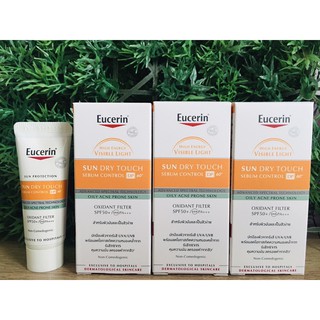 🌞EUCERIN SUN DRY TOUCH SEBUM CONTROL DP60+ ขนาด 5 mL