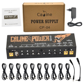 Caline Cp-04 ที่เหยียบเอฟเฟคกีตาร์ เอาท์พุทจูนเนอร์ไฟฟ้าลัดวงจร ป้องกันกระแสไฟเกิน 10 ชิ้น